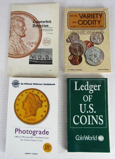 Lot (4) Coin Collector's Books