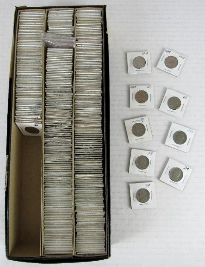 Huge Estate Lot (320+) 1939 - 1969 US Jefferson .05 Nickels w/ War Time Silver