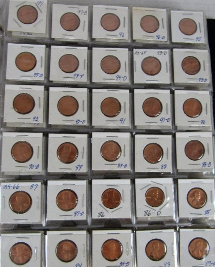 Estate Fresh Lot (260) 1912 - 2004 US Lincoln .01 Cents Pennies w/ Proofs