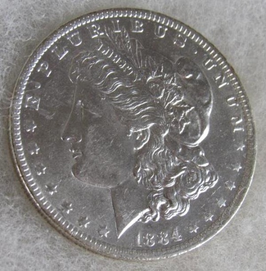 1884-O Morgan Silver Dollar