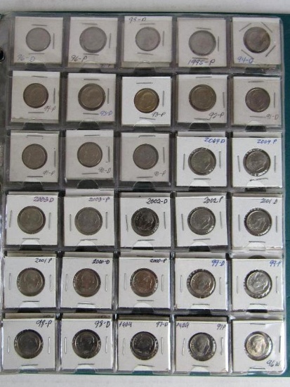 Estate Fresh Lot (78) 1965 - 2004 US Roosevelt .10 Dimes