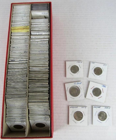 Huge Estate Lot (200) 1980 - 2004 US Washington .25 Quarters w/ Lots of State Quarters