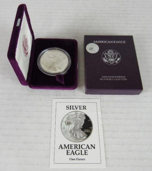 1992 US Silver Eagle Bullion Coin MIB .999