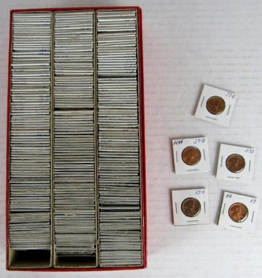 HUGE Estate Collection (275+) 1941 - 1969 US Lincoln Cents .01 Pennies w/ Proofs