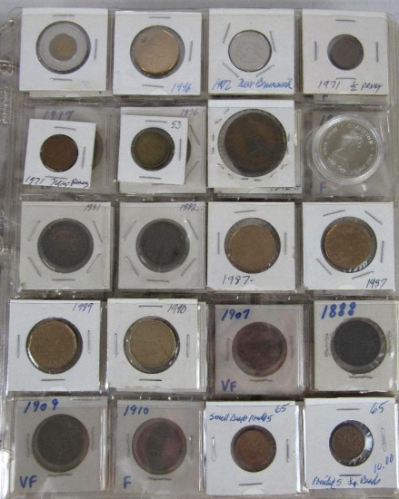 Large Album Vintage Canadian Coins