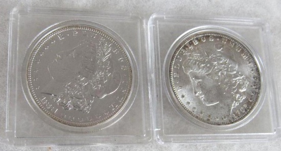 1881-O & 1902-O Morgan Silver Dollars