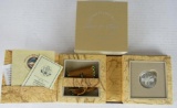 Beautiful 2004 Lewis & Clark US Mint Silver Proof Dollar w/ Native American Pouch Set