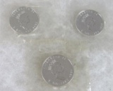 Lot (3) 1992, 1993, & 1994 Canadian .999 Pure Silver $5.00 Coins (Sealed)