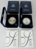 Lot (2) 2006 US Silver Eagle Bullion Coins MIB .999
