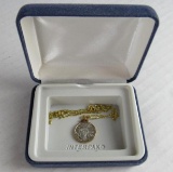 1998 Platinum 1/10 oz. US Eagle Coin in 14 Kt Gold Pendant Setting w/ 14 Kt Chain