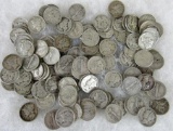 Lot (130) Mixed Date Silver Mercury Dimes (13.00 Face Value)