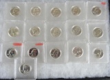 Lot (16) Mixed Date 1940's-1960's Washington Silver Quarters High Grade or Proof