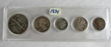 1934 US Silver Coin Set in Whitman Holder (Circulated)