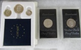 Lot of Vintage 1970's S Eisenhower Silver Proof Dollars