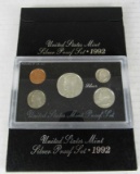 Lot (2) 1992 US Silver (Black Box) Proof Sets MIB