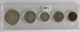 1951 US Silver Coin Set in Whitman Holder (Circulated)