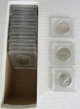 Lot (17) 1940's Walking Liberty Silver Half Dollars