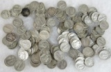 Lot (150) Mixed Date Silver Mercury Dimes (15.00 Face Value)