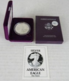 1990 US Silver Eagle Bullion Coin MIB .999