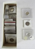 Lot (54) Mixed Date Mercury & Roosevelt Silver Dimes