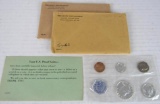 Lot (2) 1960 & 1961 P Silver Mint Proof Sets in Original Envelope
