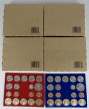 Lot (4) 2009 P & D US Mint (36 Coin) Sets w/ Dollars
