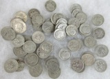 Lot (58) Mixed Date Silver Roosevelt Dimes 1950's ($5.80 Face Value)