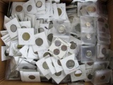 Large Mixed Lot Carded Coins- Mostly US