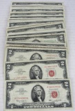 Lot of (33) $2 Notes ($66 Face) 1953, 1963, 1976, 1995, 2003