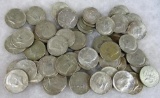 Lot (60) Mixed Date 1960's (40%) Silver Kennedy Half Dollars ($30.00 Face)