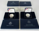 Lot (2) 2004 Thomas Alva Edison US Mint Silver Proof Dollars MIB