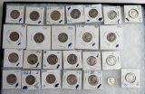 Lot (25) Vintage US Silver Mercury .10 Dimes