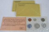 Lot (2) 1963 P Silver Mint Proof Sets in Original Envelope
