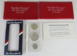Lot (2) 1976 S Bicentennial Silver Mint UNC Sets in Original Envelope