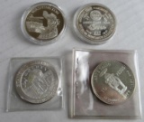 (3) .999 Pure Silver 1oz. Rounds + 1 .900 Silver Round