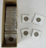 Lot (24) 1898-1916 Silver Barber Dimes Mixed Dates