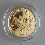 Beautiful 2002 Olympic Winter Games $5.00 Gold Proof Coin
