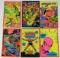 Lot (6) Vintage 1971 Marvel Black Light/ Third Eye Greeting Cards- Unused