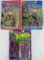 Lot (3) Vintage 1990's Toybiz X-Men Action Figures MOC. Wolverine, Cable, Magneto