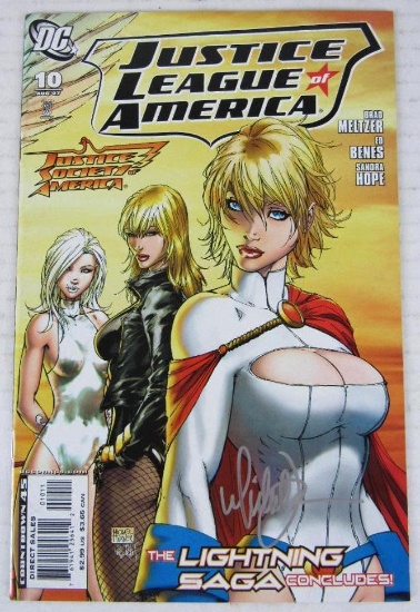 Justice League of America #10 (2007) Signed by Michael Turner