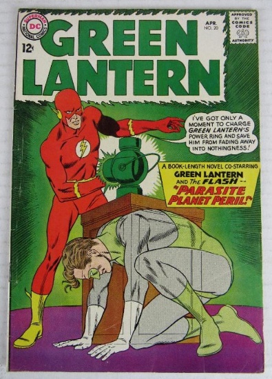 Green Lantern #20 (1963) Early Silver Age Flash Appearance