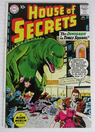House of Secrets #41 (1961) Silver Age DC "Dinosaur in Time Square"