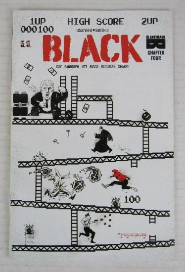 Black #4 (2017) Classic Donald Trump/ Donkey Kong Cover