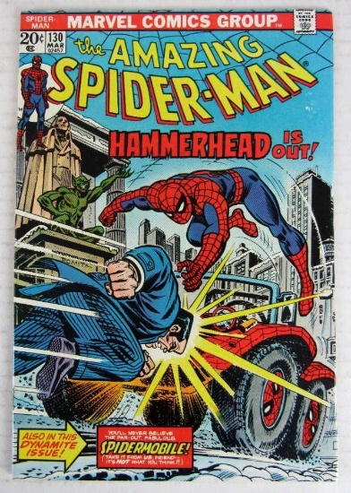 Amazing Spider-Man #130 (1974) Key 1st Spider-Mobile
