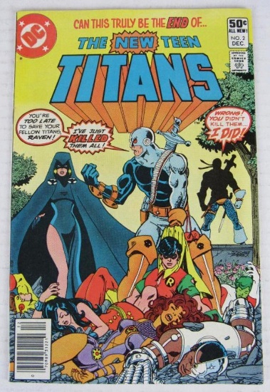 New Teen Titans #2 (1980) Key 1st Deathstroke/ Newsstand