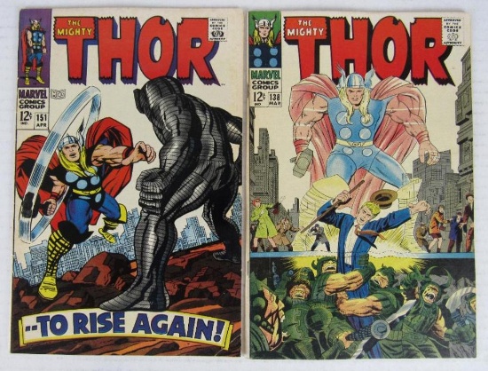 Thor #138 & 151 Silver Age Lot