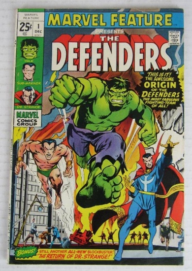 Marvel Feature #1 (1971) Key 1st Appearance DEFENDERS