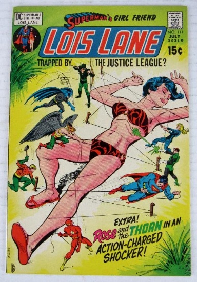 Superman's Girlfriend Lois Lane #111 (1971) Classic Bondage Cover!