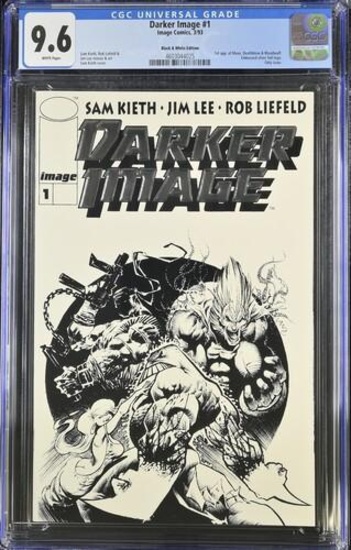 Darker Image #1 (1993) Key 1st App. Maxx Black & White Variant CGC 9.6