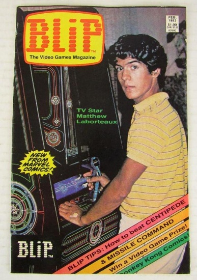 Blip #1 (1983) Key 1st Appearance Mario Bros